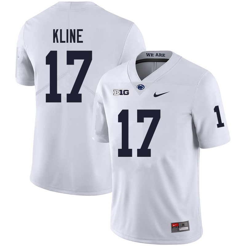NCAA Nike Men's Penn State Nittany Lions Grayson Kline #17 College Football Authentic White Stitched Jersey ZSA5398UC